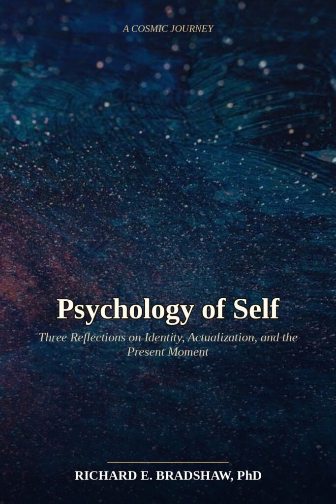 Psychology of Self book cover - starry nebula background