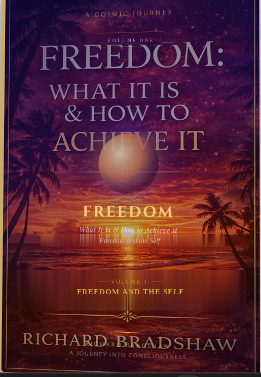 freedom book cover with amber planet